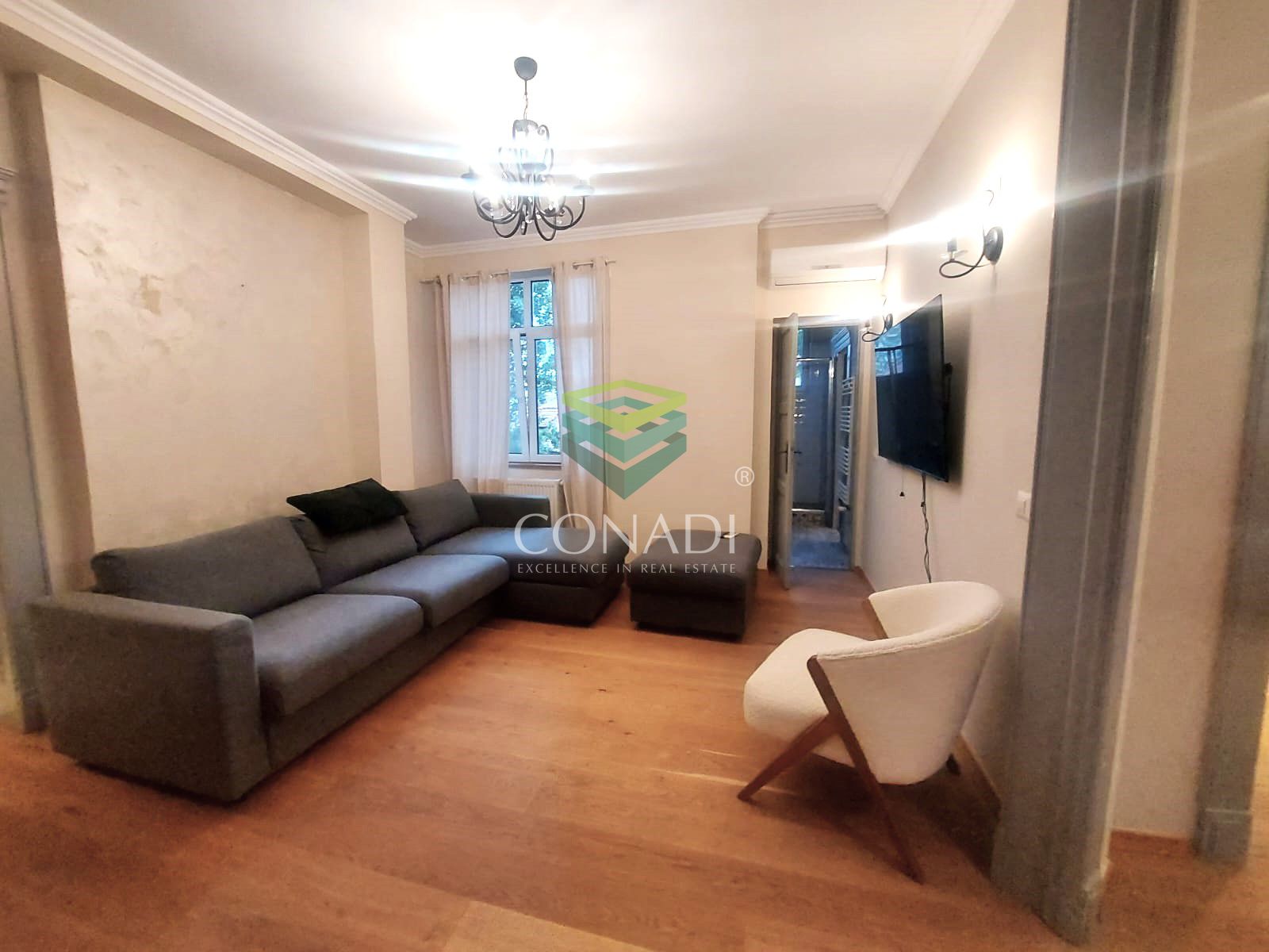 Kiseleff area, 2-room apartment for rent, 59 square meters
