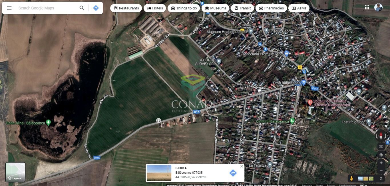 Land 1HA (10000sqm) Balaceanca area